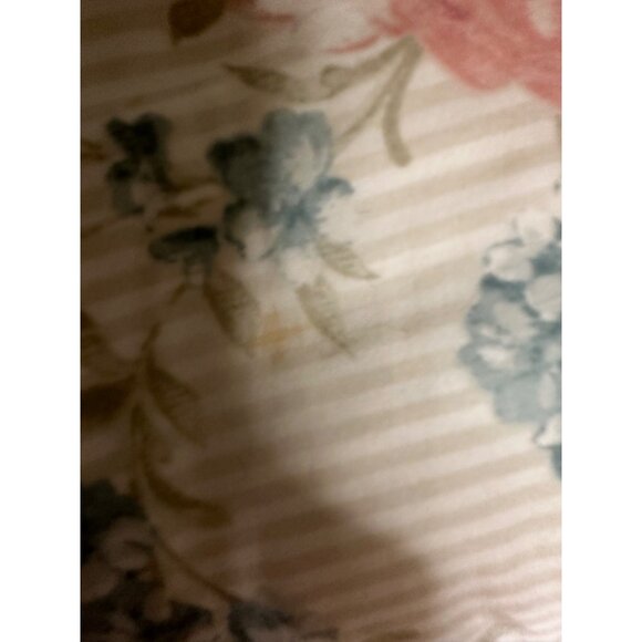 Chris Madden Floral Stripped Weaved Throw Pillow Set French Cottage Chic  Read - Picture 13 of 13